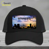 Winnipeg Silhouette Novelty License Plate Hat Mesh / Black