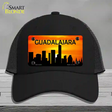 Guadalajara Silhouette Novelty License Plate Hat Mesh / Black