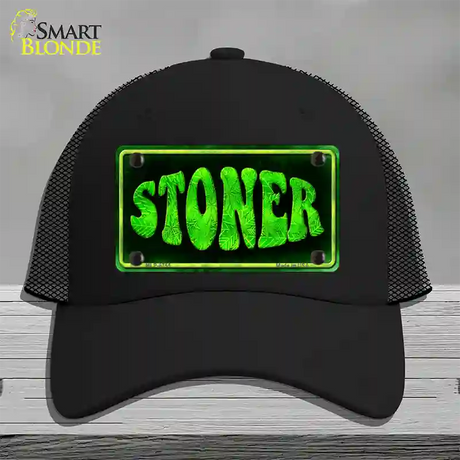 Stoner Novelty License Plate Hat Mesh / Black