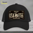 Bald Eagle Route 66 Novelty License Plate Hat Mesh / Black