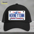 Horneytown North Carolina Novelty License Plate Hat Mesh / Black