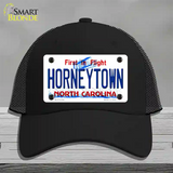 Horneytown North Carolina Novelty License Plate Hat Mesh / Black