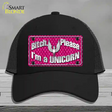 Bitch Please Novelty License Plate Hat Mesh / Black