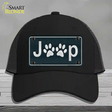 J**p Novelty License Plate Hat Mesh / Black