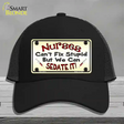 Nurses Sedate It Novelty License Plate Hat Mesh / Black