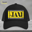 Dads Taxi Novelty License Plate Hat Mesh / Black