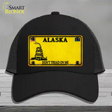 Alaska Dont Tread On Me Novelty License Plate Hat Black Mesh