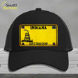 Indiana Dont Tread On Me Novelty License Plate Hat Mesh / Black