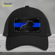 Kentucky Thin Blue Line Novelty License Plate Hat Mesh / Black