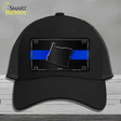 Oregon Thin Blue Line Novelty License Plate Hat Mesh / Black