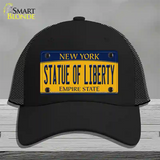 Statue of Liberty New York Novelty License Plate Hat Mesh / Black