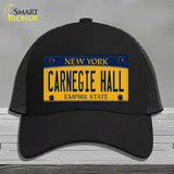 Carnegie Hall New York Novelty License Plate Hat Mesh / Black