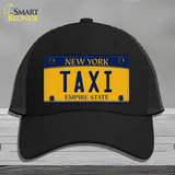 Taxi New York Novelty License Plate Hat Mesh / Black