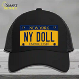 NY Doll New York Novelty License Plate Hat Mesh / Black