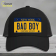 Bad Boy New York Novelty License Plate Hat Mesh / Black