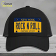 Rock N Roll New York Novelty License Plate Hat Mesh / Black