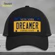 Dreamer New York Novelty License Plate Hat Mesh / Black