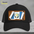 Guatemala Flag Scroll Novelty License Plate Hat Mesh / Black