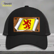 Scotland Rampant Lion Flag Scroll Novelty License Plate Hat Mesh / Black