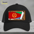 Eritrea Flag Scroll Novelty License Plate Hat Mesh / Black