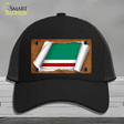 Ichkeria Flag Scroll Novelty License Plate Hat Mesh / Black