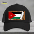 Jordan Flag Scroll Novelty License Plate Hat Mesh / Black