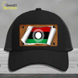 Malawi Flag Scroll Novelty License Plate Hat Mesh / Black