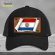 Paraguay-OBV Flag Scroll Novelty License Plate Hat Mesh / Black