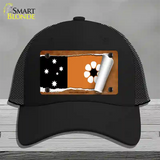 Northern Territory Flag Scroll Novelty License Plate Hat Mesh / Black