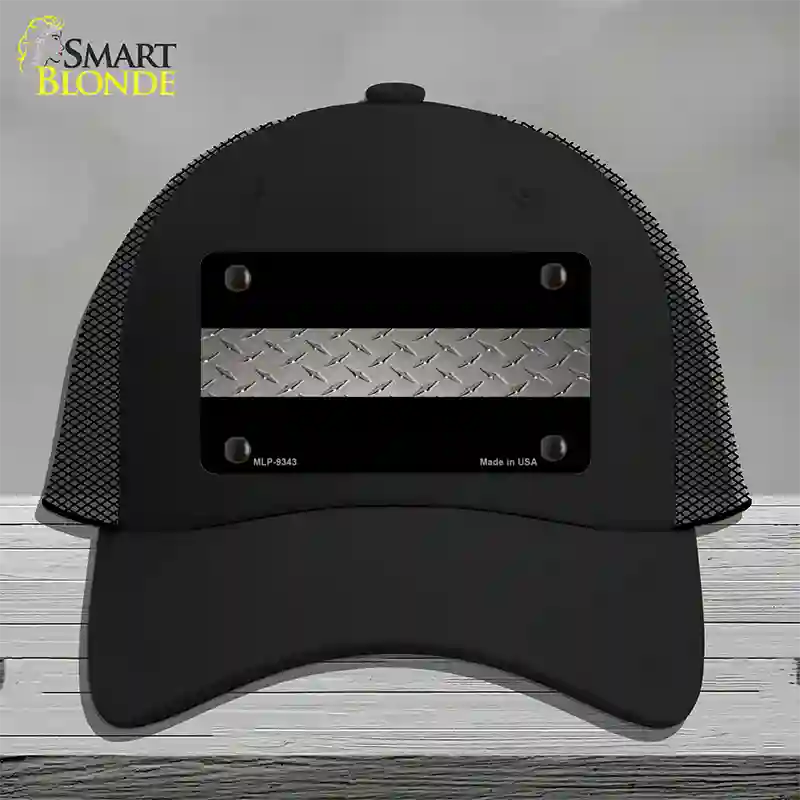 Corrections Diamond Novelty License Plate Hat Mesh / Black