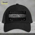 Corrections Novelty License Plate Hat Mesh / Black