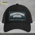 Corrections Officer Better Lover Novelty License Plate Hat Mesh / Black