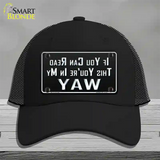 You Are In My Way Novelty License Plate Hat Mesh / Black