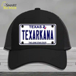 Texarkana Texas Novelty License Plate Hat Mesh / Black