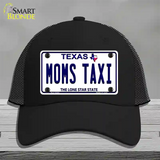 Moms Taxi Texas Novelty License Plate Hat Mesh / Black