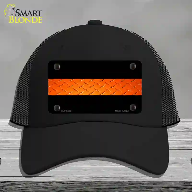 Rescue Personnel Diamond Novelty License Plate Hat Mesh / Black