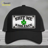 Shit Me Kissed Face Novelty License Plate Hat Mesh / Black