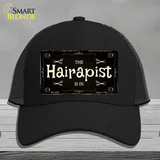 Hairapist Novelty License Plate Hat Mesh / Black