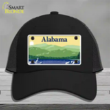 Alabama Scenic Blank Novelty License Plate Hat Black Mesh