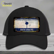 South Carolina I Breathe Rusty Blank Novelty License Plate Hat Mesh / Black