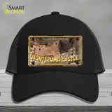 Montezuma Castle Novelty License Plate Hat Mesh / Black