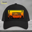 Jeep Arizona Scenic Novelty License Plate Hat Mesh / Black