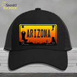 Boot Arizona Scenic Novelty License Plate Hat Mesh / Black