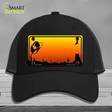 Cowboy Hat Blank Scenic Novelty License Plate Hat Mesh / Black