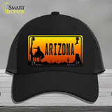 Rodeo Arizona Scenic Novelty License Plate Hat Mesh / Black