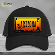 Lizard Arizona Scenic Novelty License Plate Hat Mesh / Black