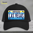 Las Vegas Nevada Novelty License Plate Hat Mesh / Black