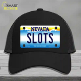 Slots Nevada Novelty License Plate Hat Mesh / Black