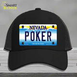 Poker Nevada Novelty License Plate Hat Mesh / Black