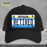 Retired Nevada Novelty License Plate Hat Mesh / Black